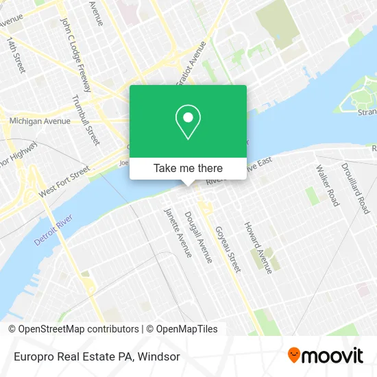 Europro Real Estate PA map