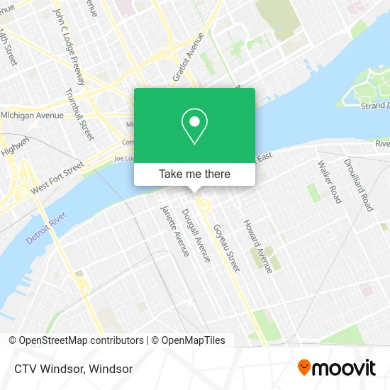 CTV Windsor map