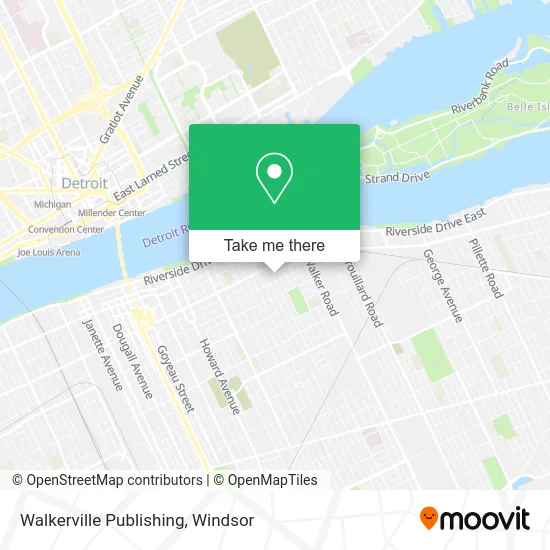 Walkerville Publishing map