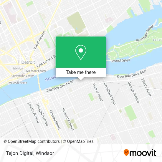Tejon Digital map