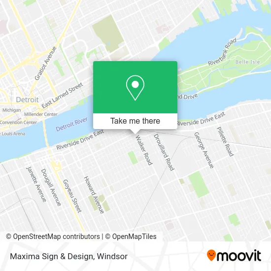 Maxima Sign & Design map