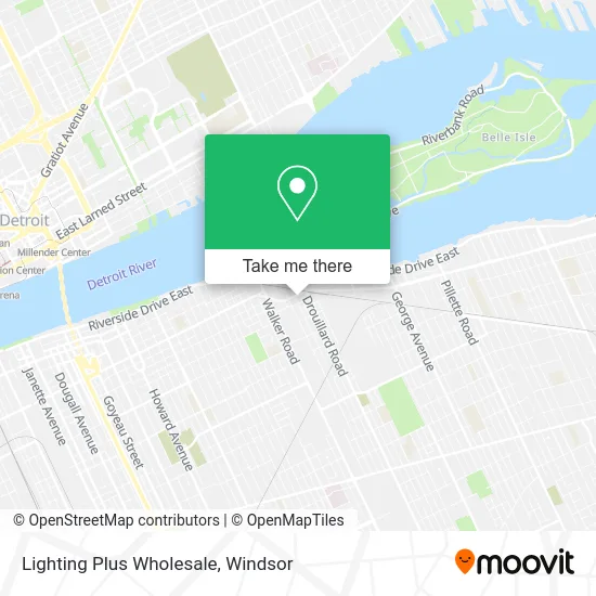 Lighting Plus Wholesale map