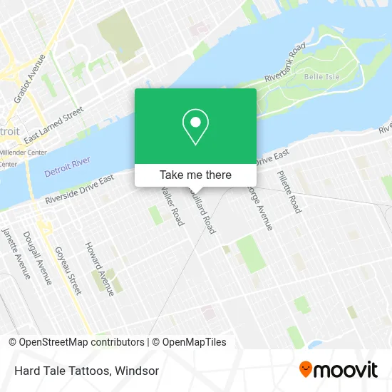 Hard Tale Tattoos map