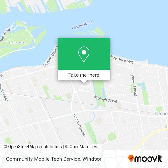Community Mobile Tech Service map