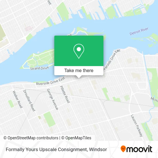 Formally Yours Upscale Consignment map