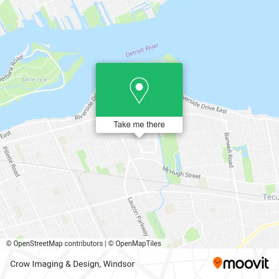 Crow Imaging & Design map