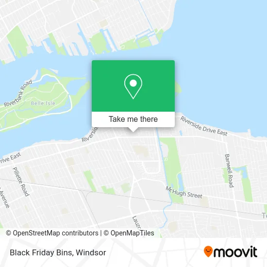 Black Friday Bins map
