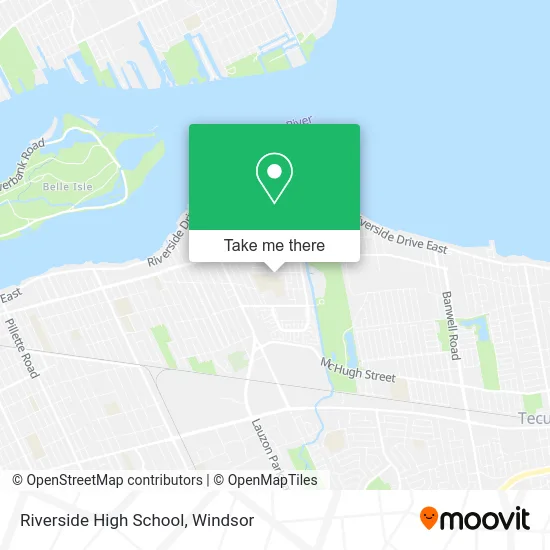 Riverside High School map