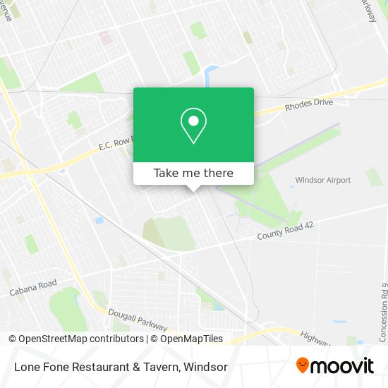 Lone Fone Restaurant & Tavern map