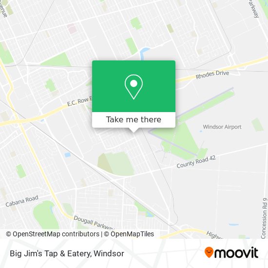 Big Jim's Tap & Eatery map
