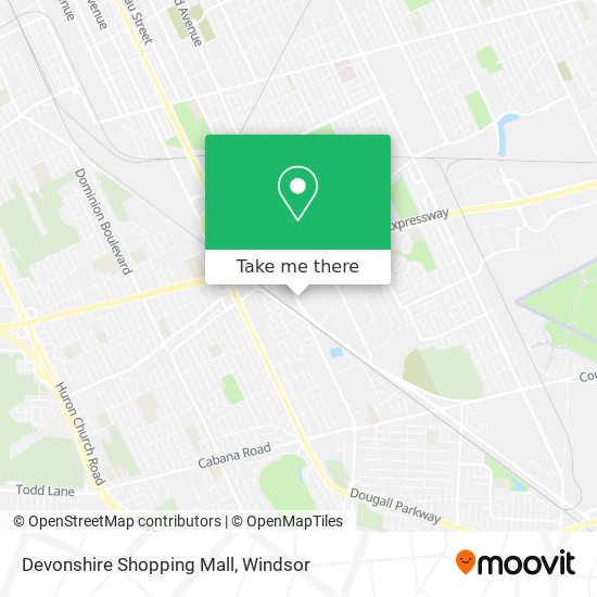 Devonshire Shopping Mall map