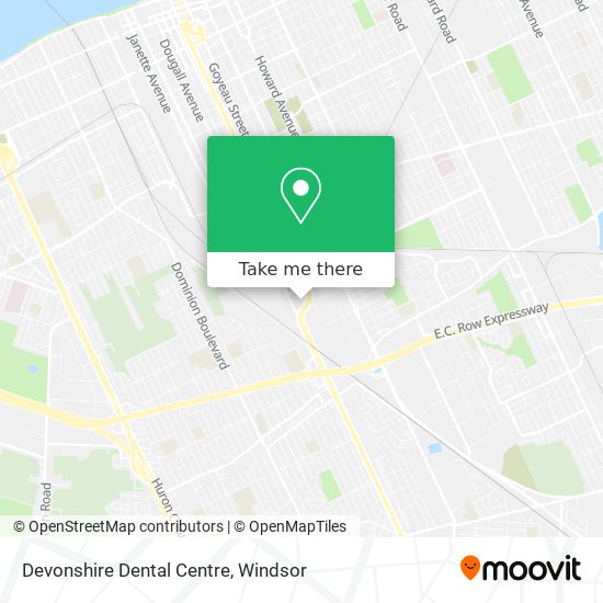 Devonshire Dental Centre map