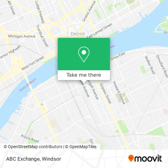 ABC Exchange map