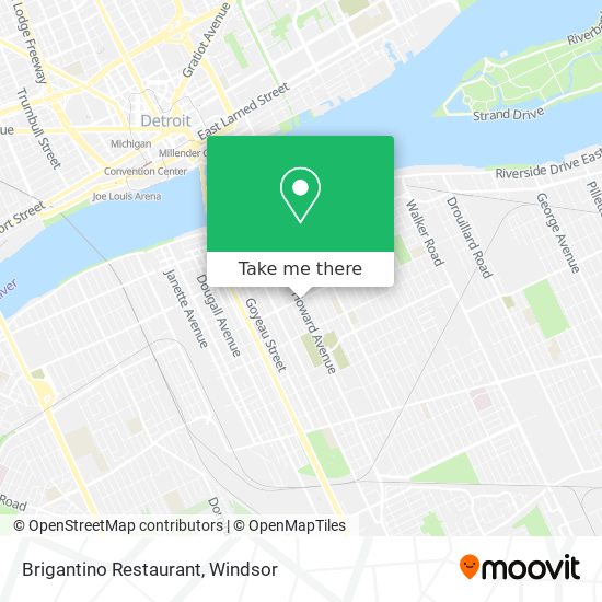 Brigantino Restaurant map
