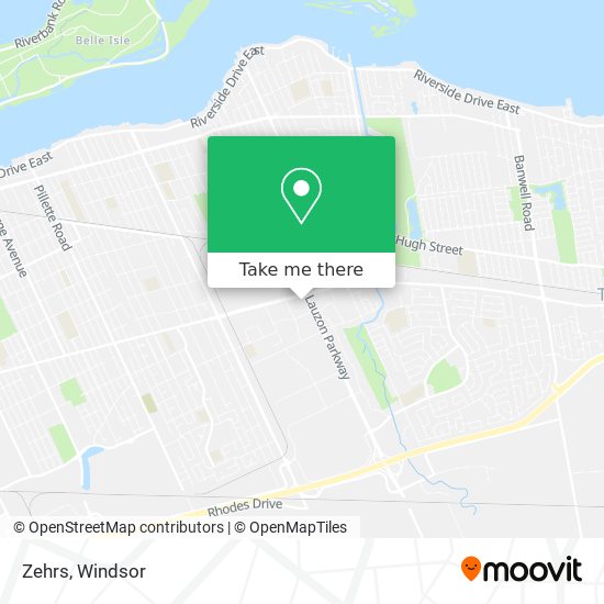 Zehrs map