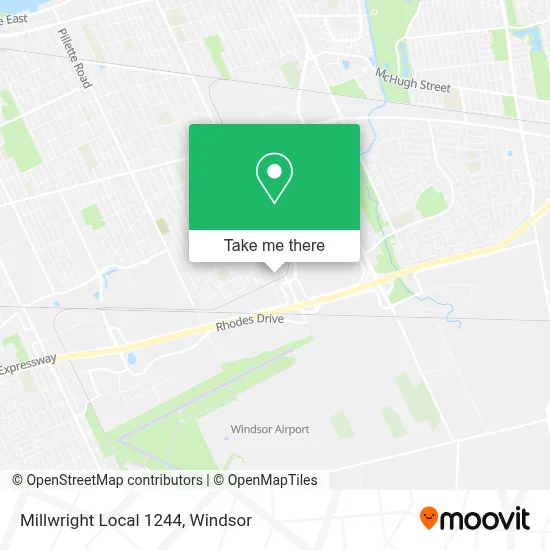 Millwright Local 1244 map
