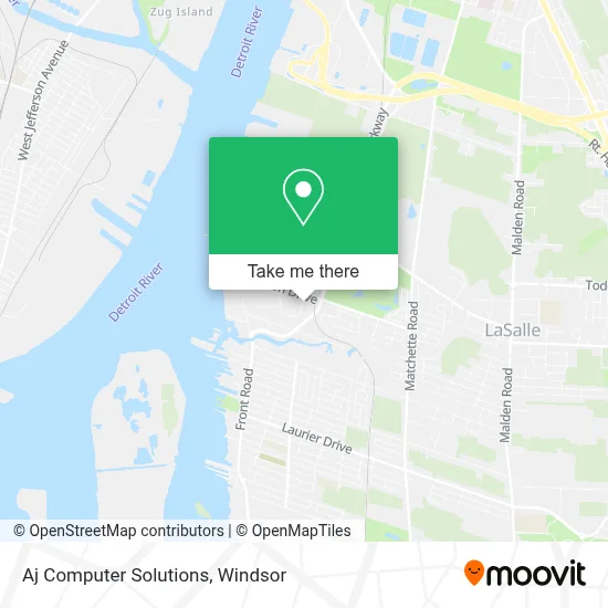Aj Computer Solutions map