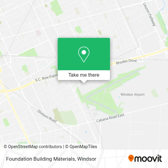 Foundation Building Materials map