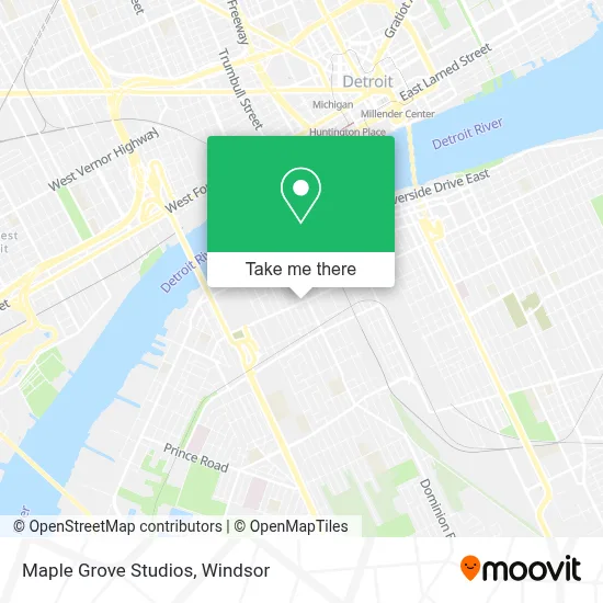 Maple Grove Studios map