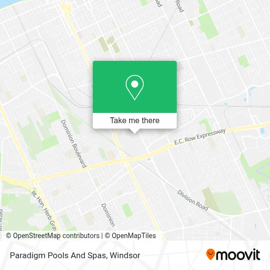 Paradigm Pools And Spas map
