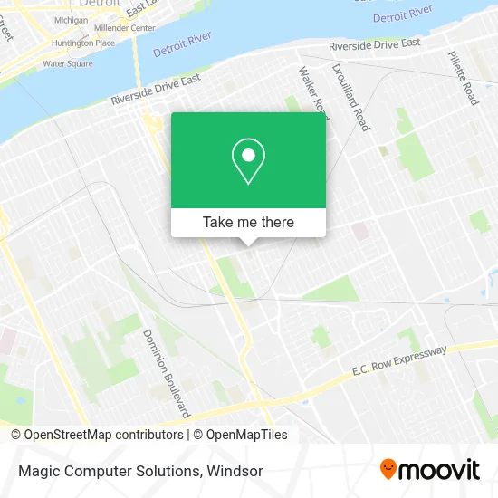 Magic Computer Solutions map