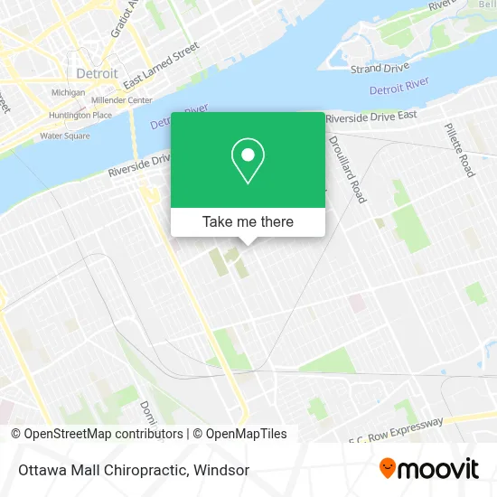Ottawa Mall Chiropractic map