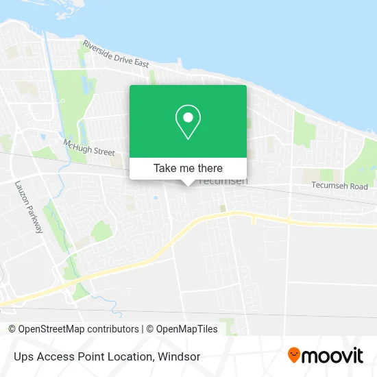 Ups Access Point Location map