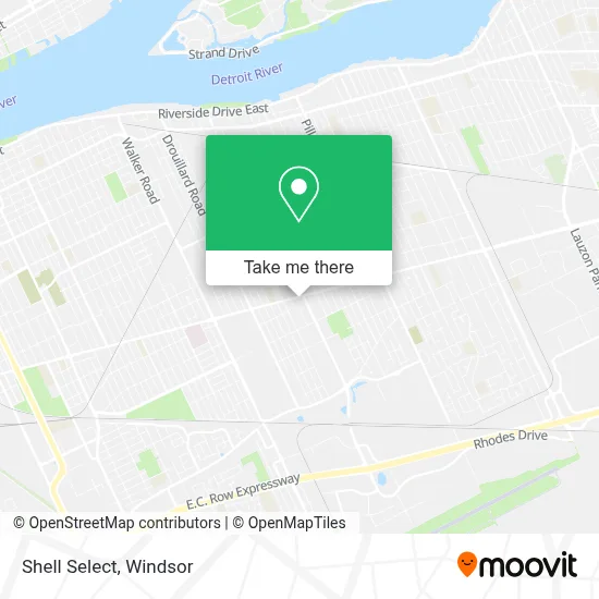 Shell Select map