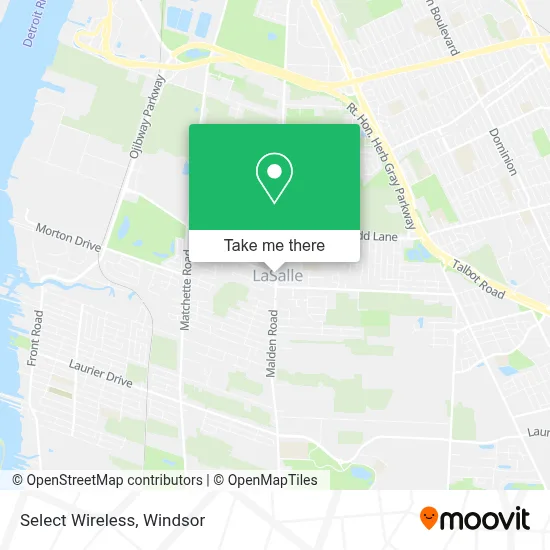 Select Wireless map