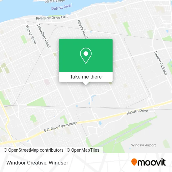 Windsor Creative map
