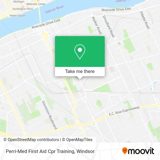 Perri-Med First Aid Cpr Training map