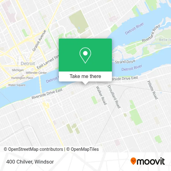 400 Chilver map