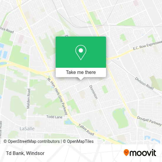 Td Bank map
