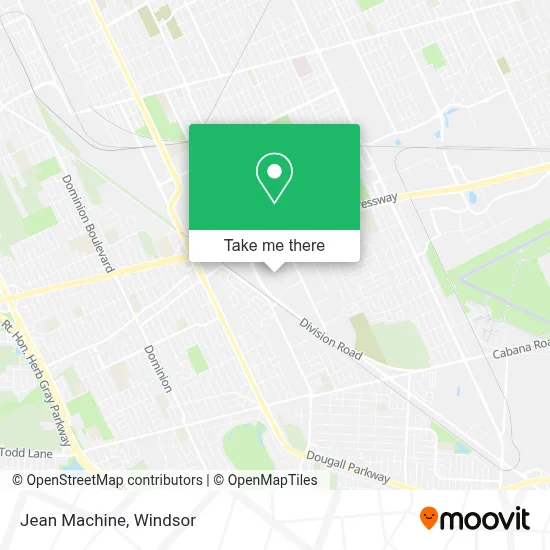 Jean Machine map