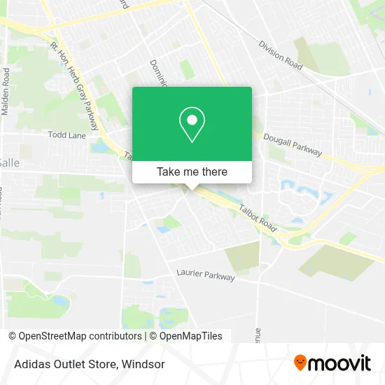 Adidas Outlet Store map