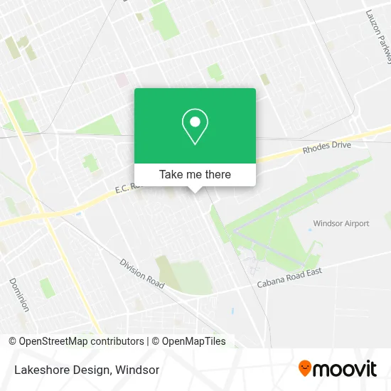 Lakeshore Design map