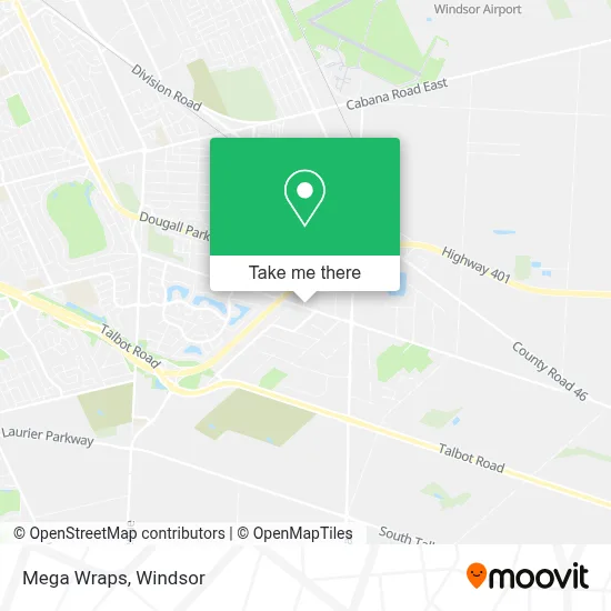 Mega Wraps map