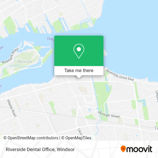 Riverside Dental Office map
