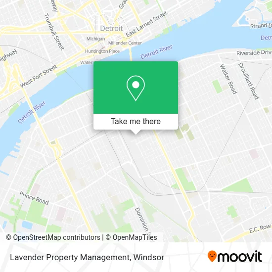 Lavender Property Management map