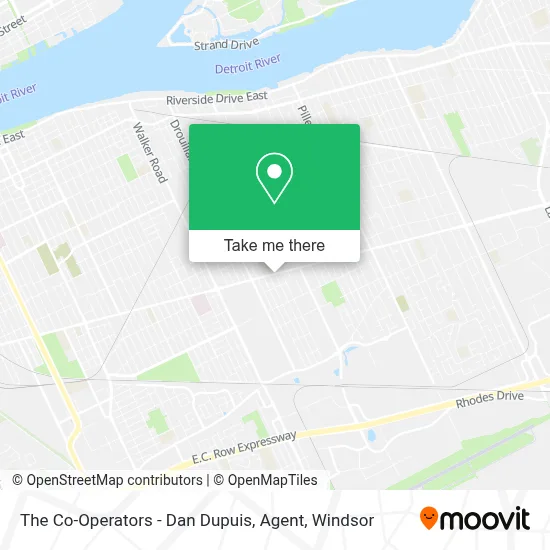 The Co-Operators - Dan Dupuis, Agent map