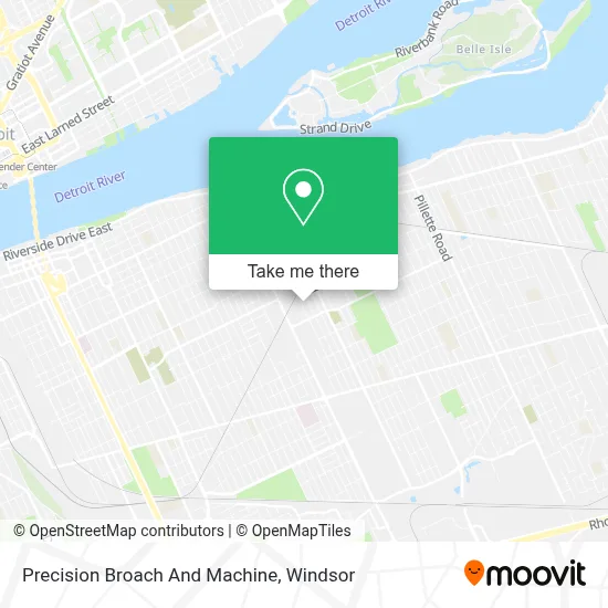 Precision Broach And Machine map