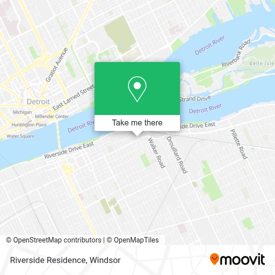 Riverside Residence map