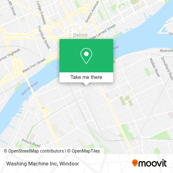 Washing Machine Inc map