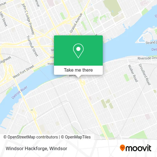 Windsor Hackforge map