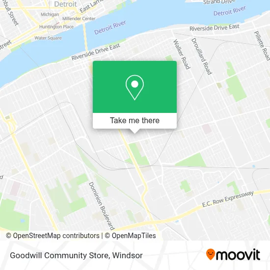 Goodwill Community Store map