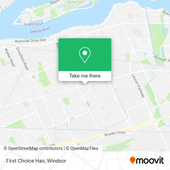 First Choice Hair map
