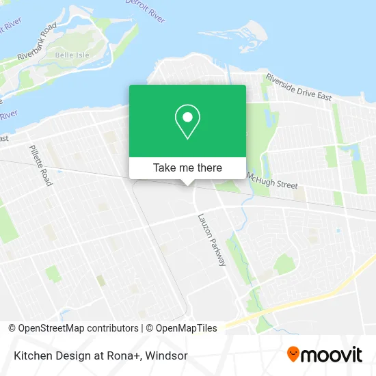Kitchen Design at Rona+ map