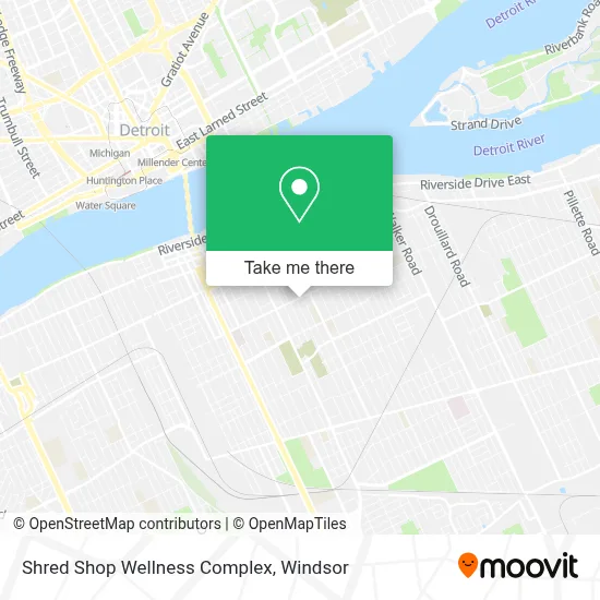 Shred Shop Wellness Complex map
