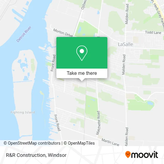 R&R Construction map