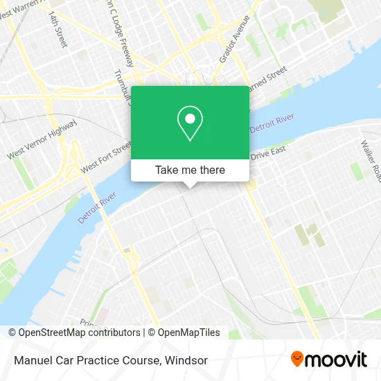 Manuel Car Practice Course map